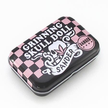 GRINNING ＆ SKULL】手巻きタバコ用 ブリキ缶 たばこBOX
