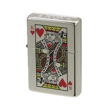 ボトムズアップ ZIPPO 両面柄 トランプ柄ジッポ ザ バック