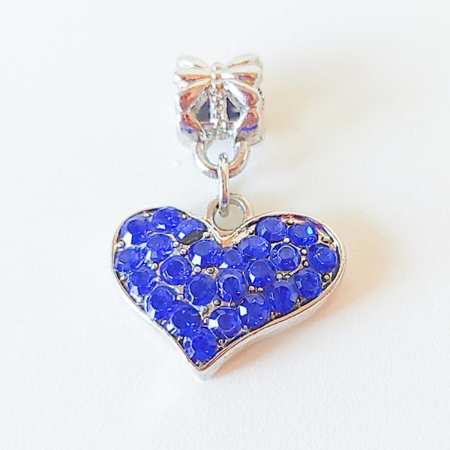 ブルーハート】【シューレースチャーム】靴紐 靴ひも くつひも