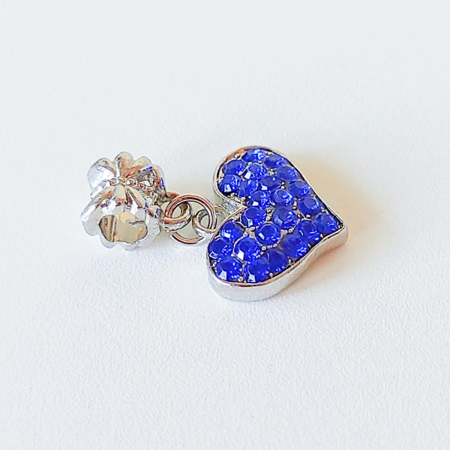 ブルーハート】【シューレースチャーム】靴紐 靴ひも くつひも