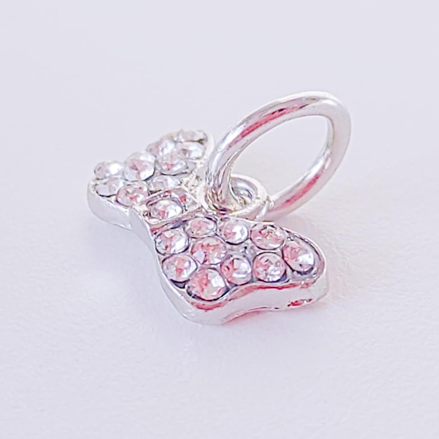 【リボンラインストーン】【シューレースチャーム】靴紐 靴ひも くつひも チャーム ピアス アクセサリー 飾り かわいい おしゃれ スニーカー |  | 02