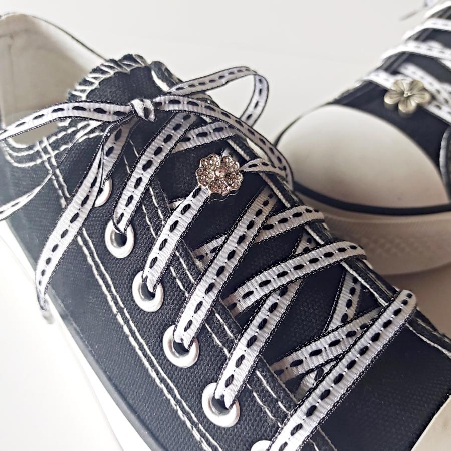 グレースフルフラワー スライドチャーム】【シューレースチャーム】靴