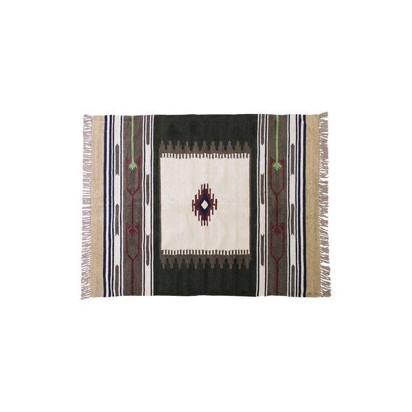 ラグマット 絨毯 170×230cm TTR-107A 長方形 インド製 綿 コットン キリム リビング ダイニング ベッドルーム 寝室 居間