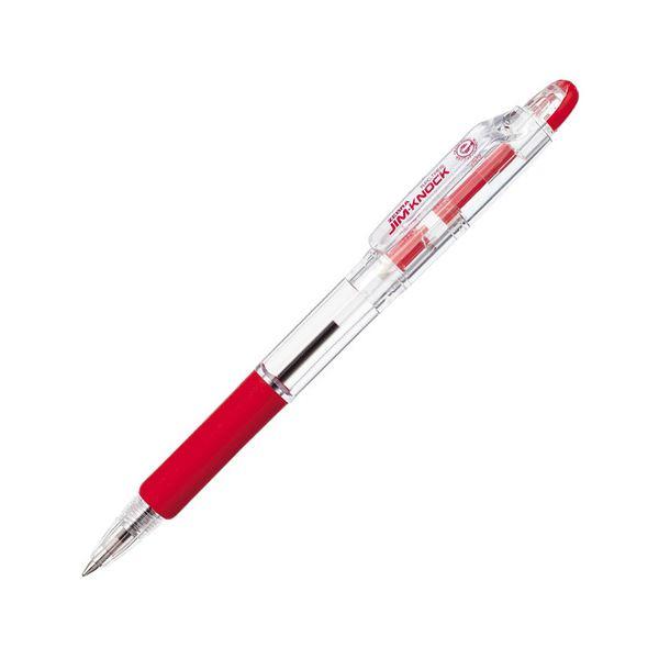 【人気急上昇】 (まとめ）ゼブラ 油性ボールペン ジムノック0.7mm 赤 KRB-100-R 1セット（100本）〔×3セット〕 万年筆