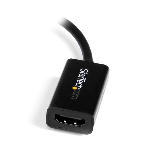 注目ブランドのギフト StarTech.com MiniDisplayPort-HDMI アクティブ変換アダプタ MDP2HD4KS 1個〔代引不可〕
