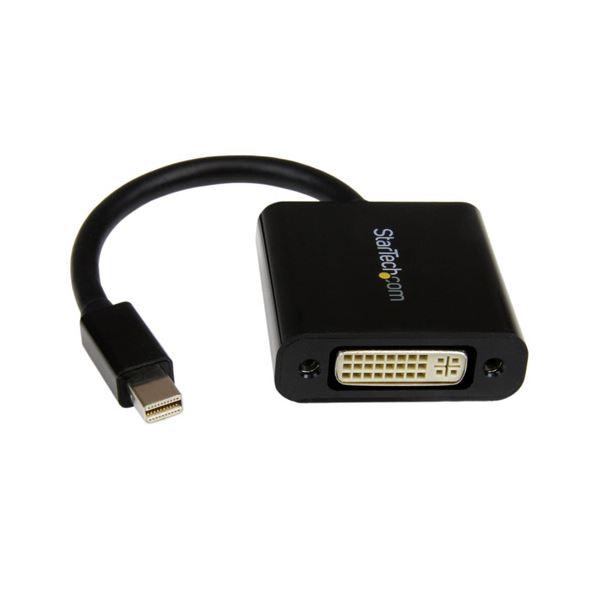 上品なスタイル ブラック MiniDisplayPort-DVI変換アダプタ （まとめ）StarTech.com オス/メス 〔×3セット〕 1個 MDP2DVI3 1920×1200対応 その他周辺機器