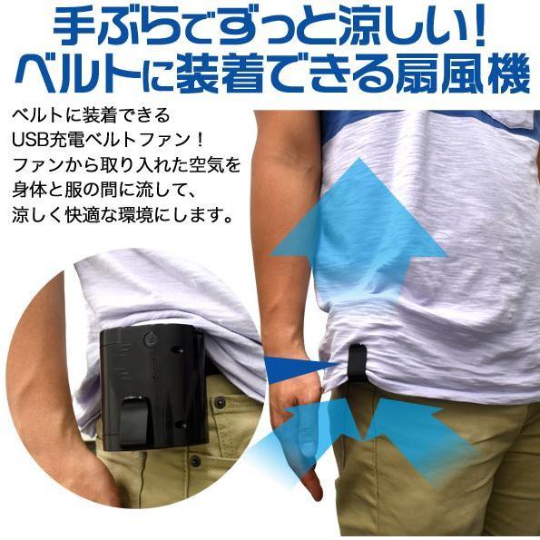 ベルトファン 熱中症対策 ベルト装着型 充電式扇風機 予備 ベルトファン 熱中症対策 ベルト装着型 充電式扇風機 予備