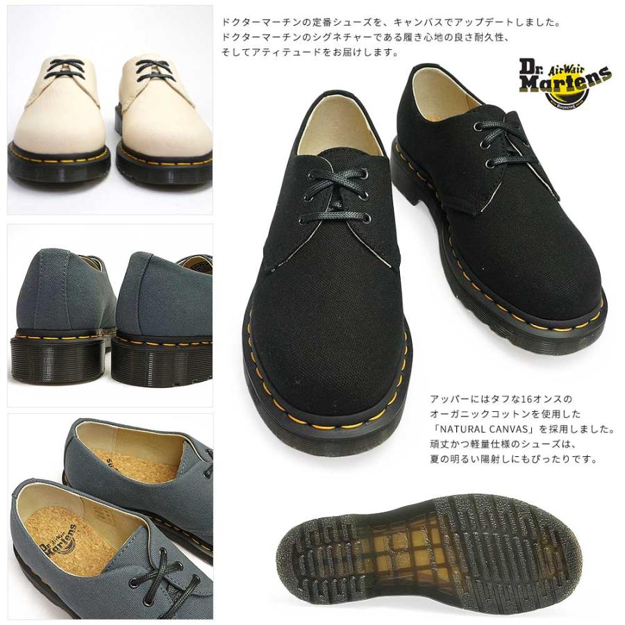 Dr.Martens ドクターマーチン 1461 NATURAL CANVAS 3ホール Dr.Martens ドクターマーチン 1461 NATURAL CANVAS 3ホール