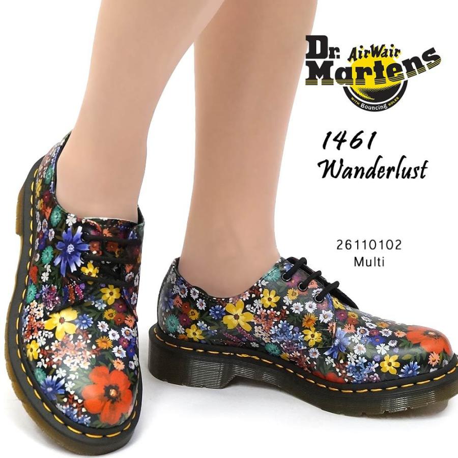 Dr.Martens 3ホール WANDERLUST BACKHAND花柄 goldengate.vn