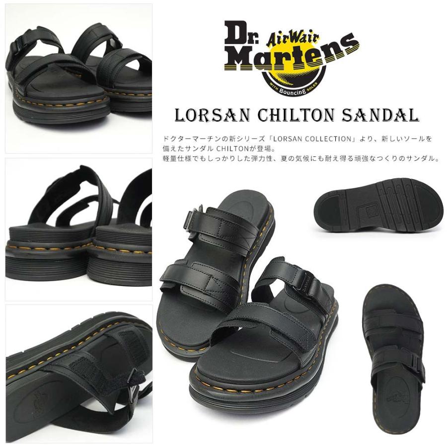 Dr. Martens Chilton ブラックサンダル ドクター マーチン Dr.Martens CHILTON サンダル メンズ | shoe