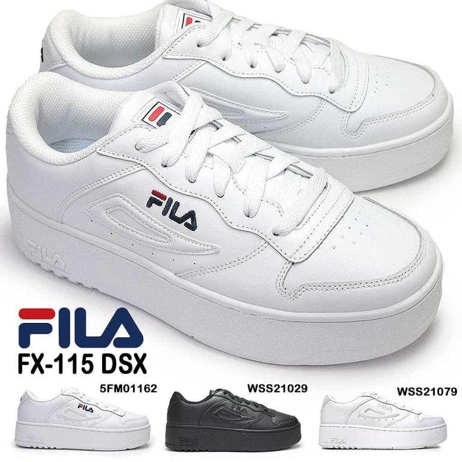 FILA（フィラ） スニーカー レディース FX115 DSX ローカット 厚底 
