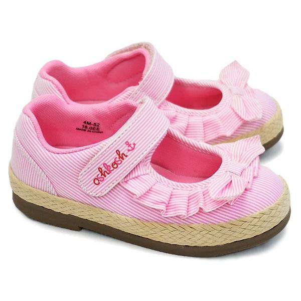 オシュコシュ OSK C364 子供スニーカー メリージェーンタイプ マジック式 軽量 カップインソール リボン フリル | OSHKOSH | 08