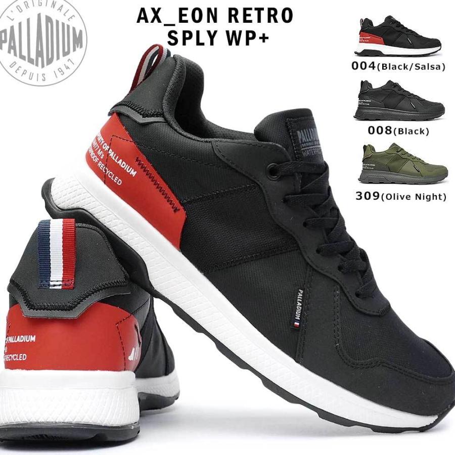 人気絶頂 パラディウム Palladium 防水スニーカー アクシオン レトロ サプライ ウォータープルーフプラス 26 5cm ネイビー 送料無料 Dhis Pnlp Sn