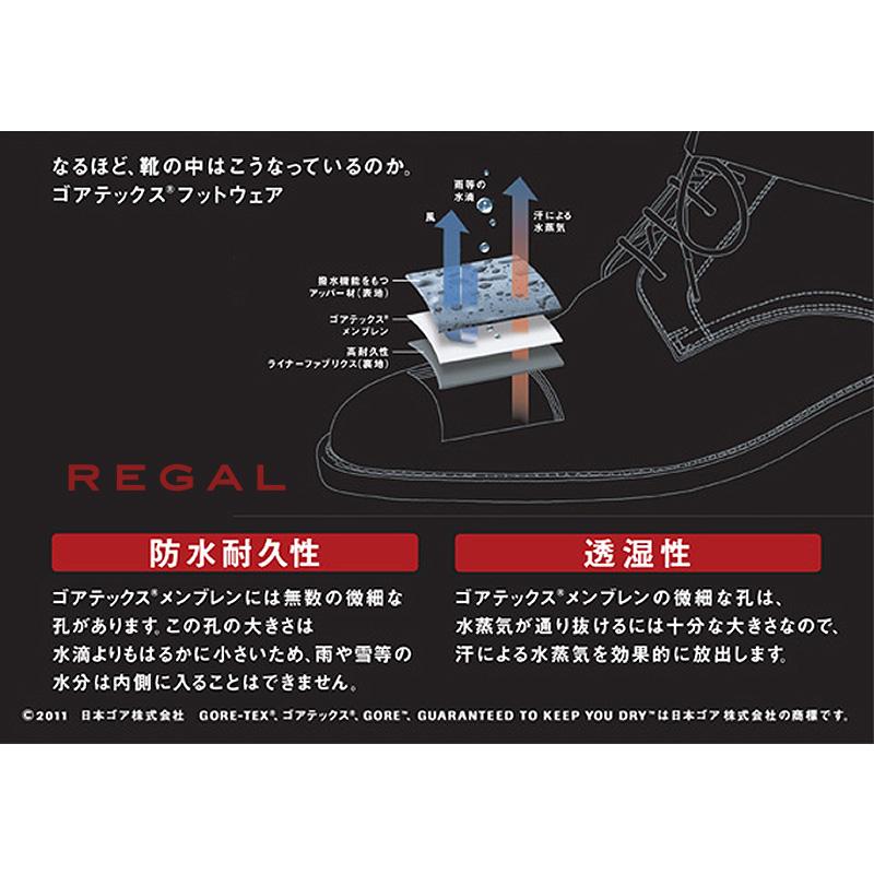 REGAL リーガル 防水 サイドゴアブーツ 09TR 日本製 ゴアテック