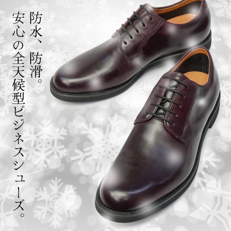 REGAL（リーガル） 防水 耐滑 プレーントゥ 51AL 雪道対応ソール 本革