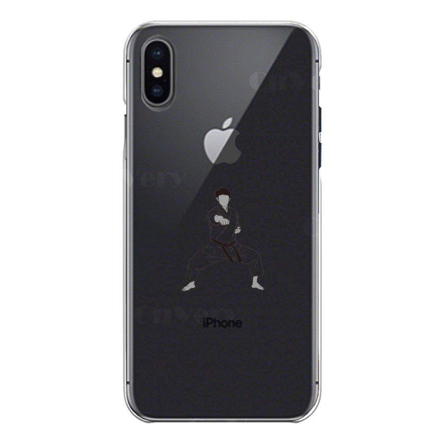 iPhoneXS/X iPhoneXs Max iPhoneXR ワイヤレス充電対応 アイフォン クリア 透明 スマホ ケース 空手｜mysma｜04