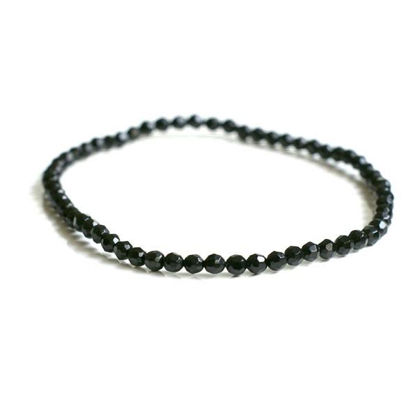 カットオニキス 天然石 アンクレット メンズ アクセサリー