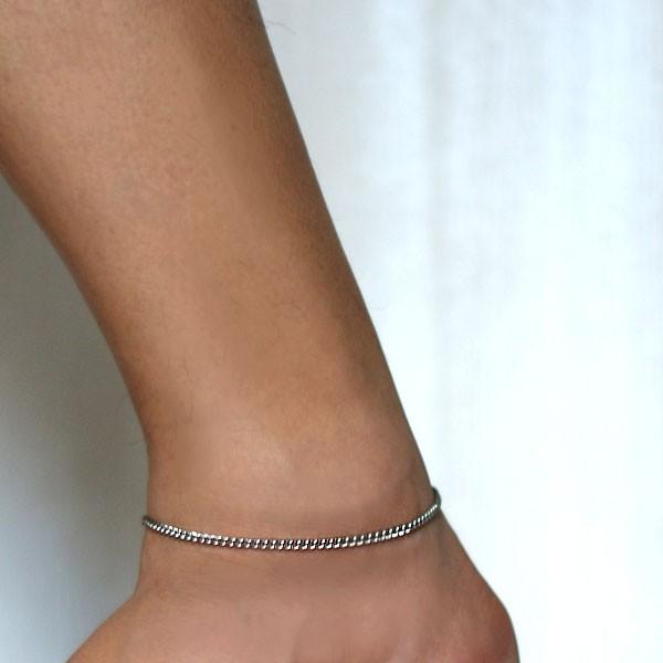 ステンレス 喜平 幅約3mm アンクレット メンズ アクセサリー 足首 夏 サマー Stainless M032 Anklet 日本製アクセサリー マイスタ 通販 Yahoo ショッピング