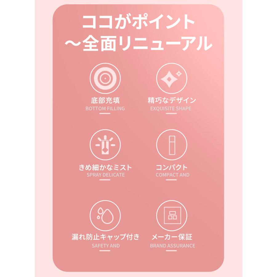 最新改良版】 アトマイザー 香水 5ml レザー 革 おしゃれ かわいい