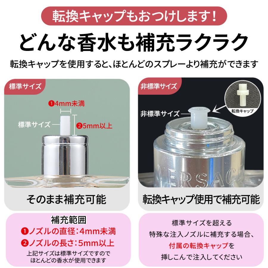 最新改良版】 アトマイザー 香水 5ml おしゃれ かわいい 高級感
