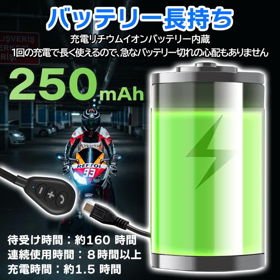 バイク用 インカム ヘッドセット バイク Bluetooth 5.0 薄型 ソロ