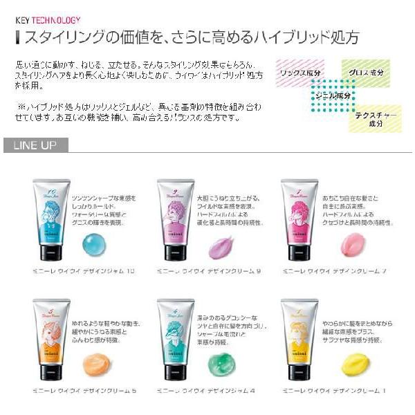 ミニーレ ウイウイ スタイリング剤 ホーユー デザインクリーム9 80g