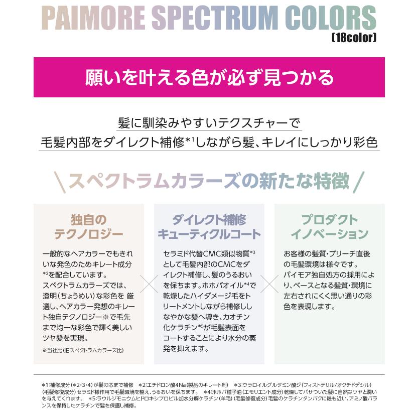 パイモア 【カラートリートメント】パイモア スペクトラムカラーズ
