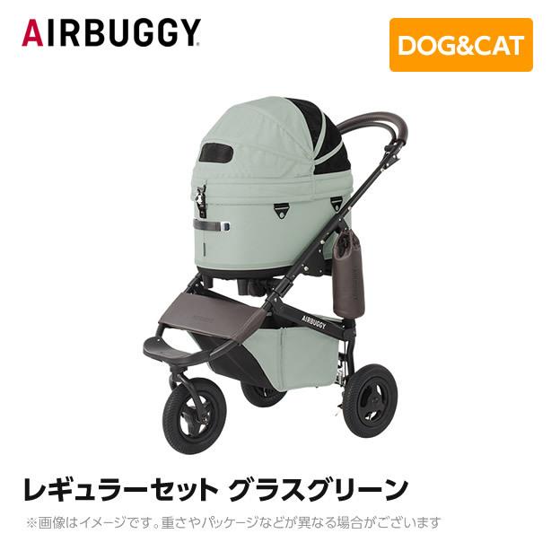 AIRBUGGY エアバギー エアーバギー ドーム3 レギュラーセット グラスグリーン  AD3209 ペットカート｜mystyle-pet