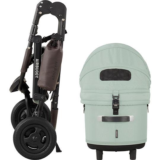 エアバギードーム3 レギュラー　グラスグリーン　ペットカート AIRBUGGY エアバギー エアーバギー ドーム3 レギュラーセット