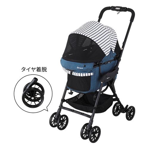compet コムペット ミリミリEG ロング D デニムブルー ペット