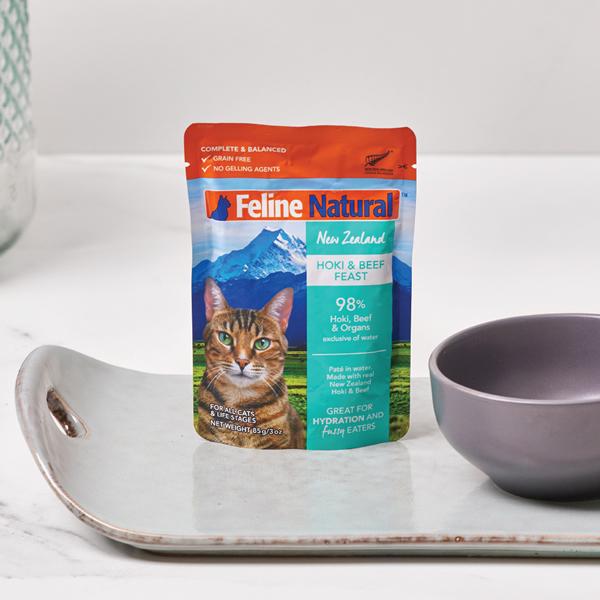 フィーラインナチュラル Feline Natural プレミアムパウチ ホキ（白身