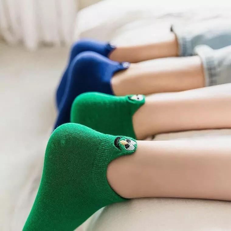 シンプルワンポイント刺繍ソックスパンプスソック可愛いキャラクター グッズショートソックス 靴下 Attractiveショップ 通販 Yahoo ショッピング