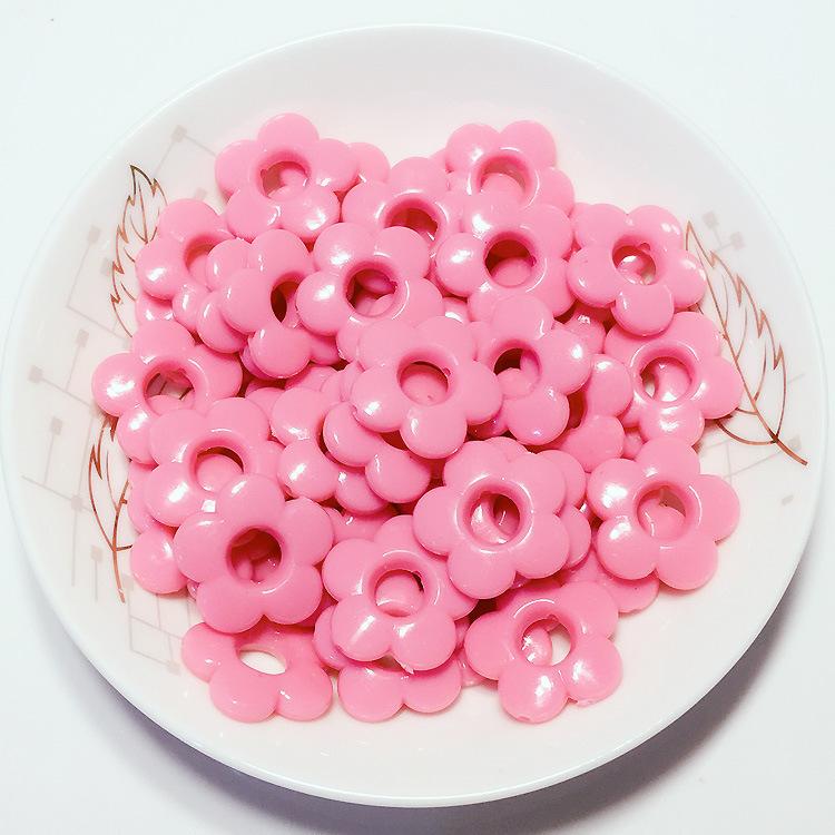 フラワーカラフルMIXお花ビーズアクセサリー手作り花型 ビーズ