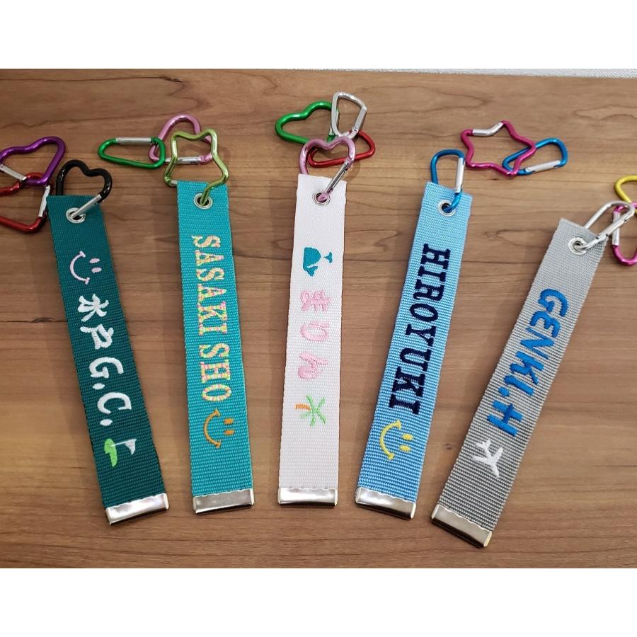 my tag ネームタグ ネームプレート ゴルフ コンペ 景品 両面刺繍 Mサイズ カラビナ付! バレンタイン オーダーメイド キャディバッグ 名入れ :13:my tag 通販 ネームタグ ネームプレート 刺繍 名札 幼稚園 保育園 部活 ゴルフコンペ景品