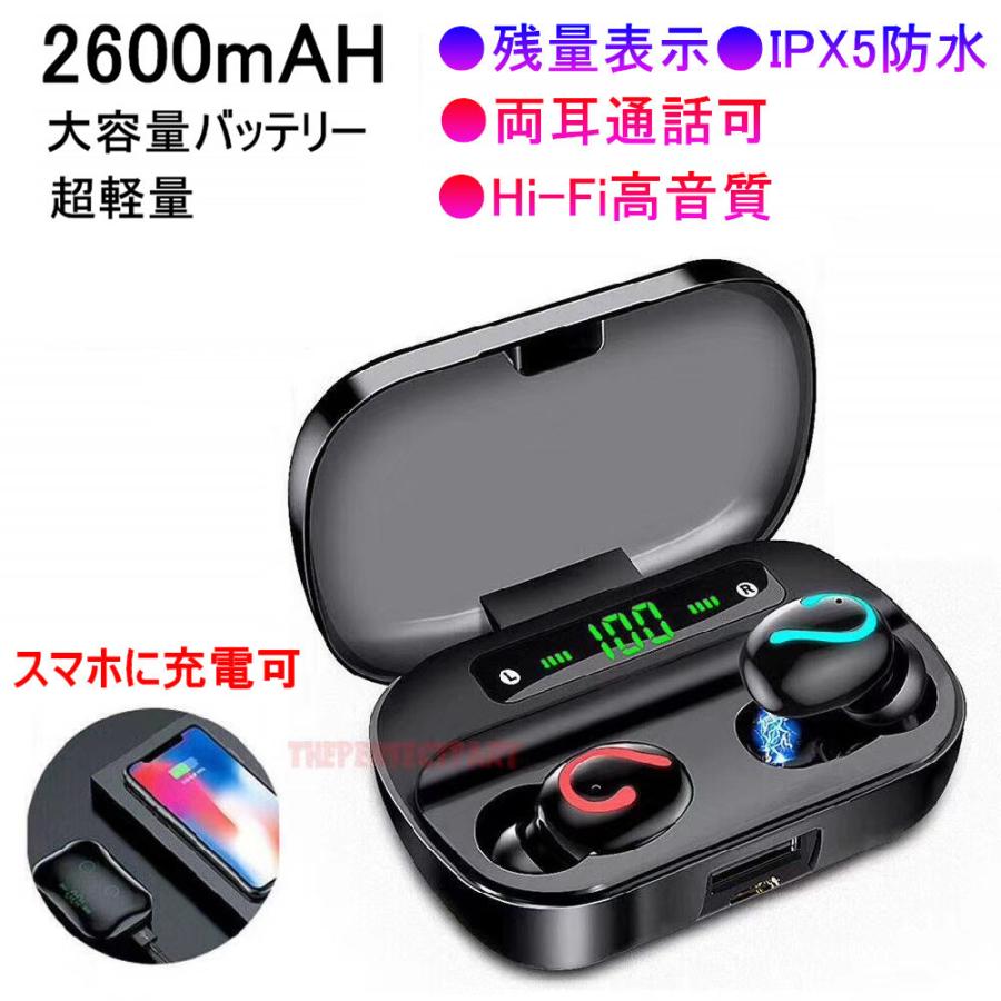 ワイヤレスイヤホン イヤホン ワイヤレス Bluetooth 5.0 ワイヤレスイヤホン イヤホン ワイヤレス Bluetooth 5.0