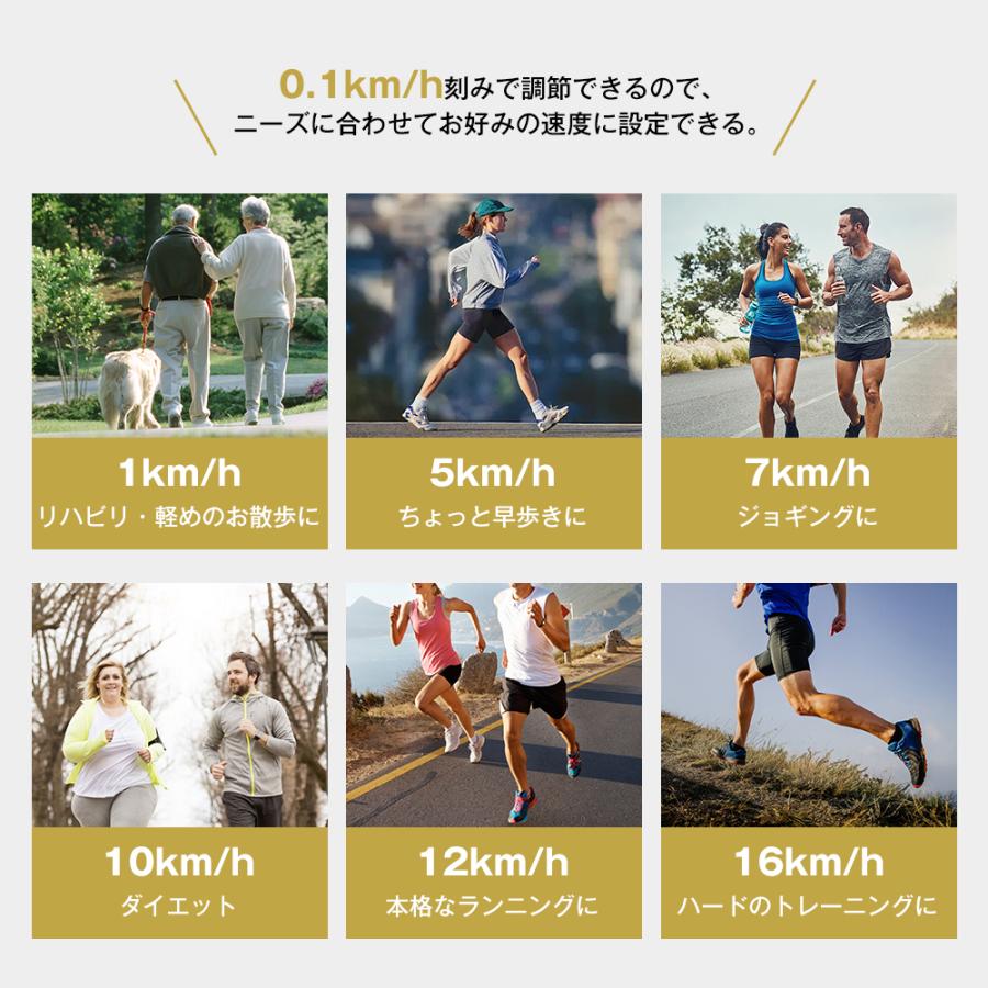 ルームランナー 電動 ランニングマシーン 家庭用 ウォーキングマシン トレッドミル 折りたたみ ダイエット器具 MAX 16km/h_4