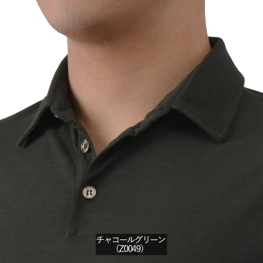 ZANONE ザノーネ 春夏秋 アイスコットン 長袖 ポロシャツ 接触冷 ZANONE ザノーネ 春夏秋 アイスコットン 長袖 ポロシャツ 接触冷