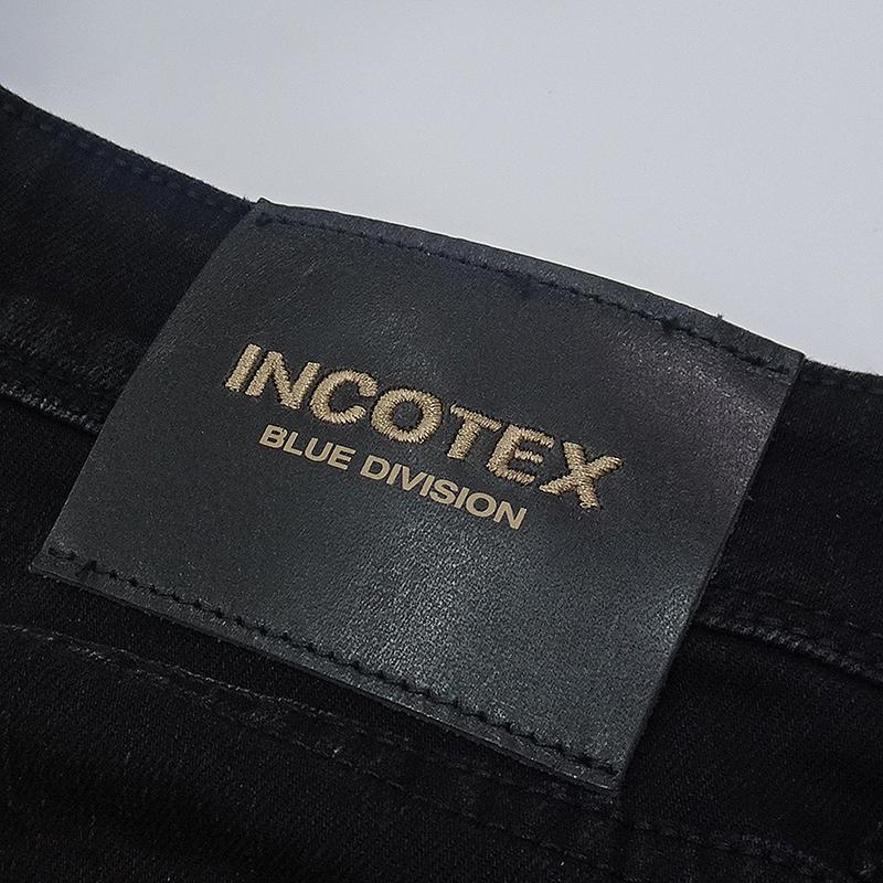 【70%OFF／定価61,600円】INCOTEX BLUE DIVISION インコテックス 国内正規品 10.5oz used加工 スリムフィット ストレッチ デニム ブラックジーンズ 61583｜myu-clothing｜07