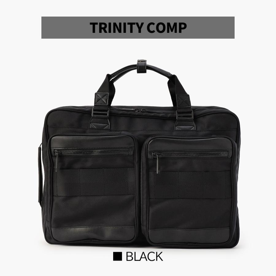【P10倍】ブリーフィング ブラックライン 2WAYバッグ ブリーフケース バックパック  BLACK LINE TRINITY COMP BRA233P53 ブラック 日本製 国内正規品 BRIEFINGの画像