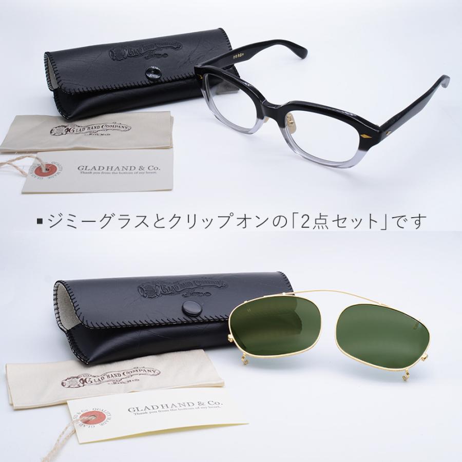 グラッドハンド　眼鏡　クリア GLAD HAND（グラッドハンド） 【在庫限り】グラッドハンド × 丹羽雅彦