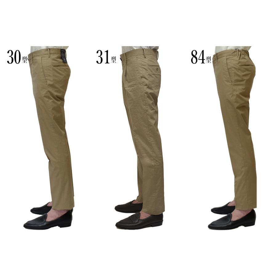 INCOTEX TAPERED FIT サマーポプリン 1プリーツ スラックス INCOTEX（インコテックス） 【クリアランスセール】インコテックス 春