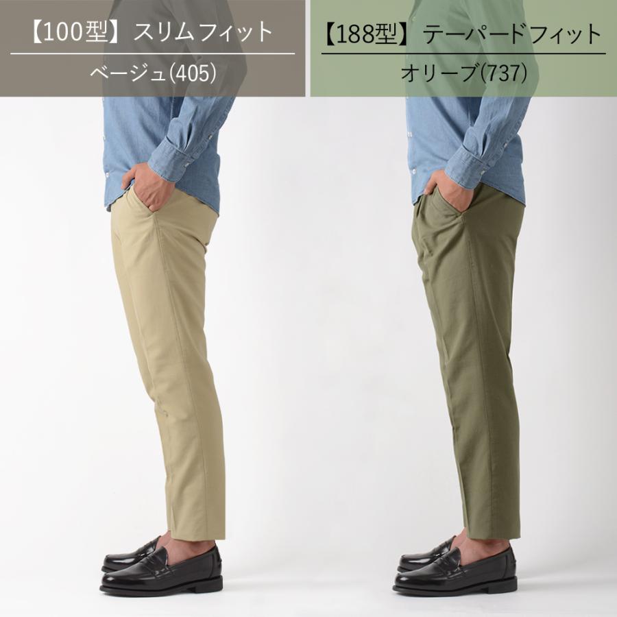 【新品未使用】INCOTEX（インコテックス）コットンストレッチパンツ INCOTEX（インコテックス） 【クリアランスセール】インコテックス 春