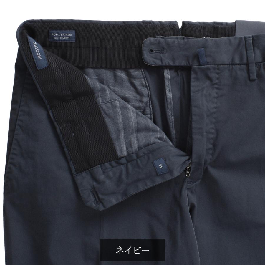 美品　INCOTEX ロイヤルバタビア　ドレスチノ　ネイビー ロイヤルバタビア ストレッチドレスチノ 【1951 COLLECTION /30