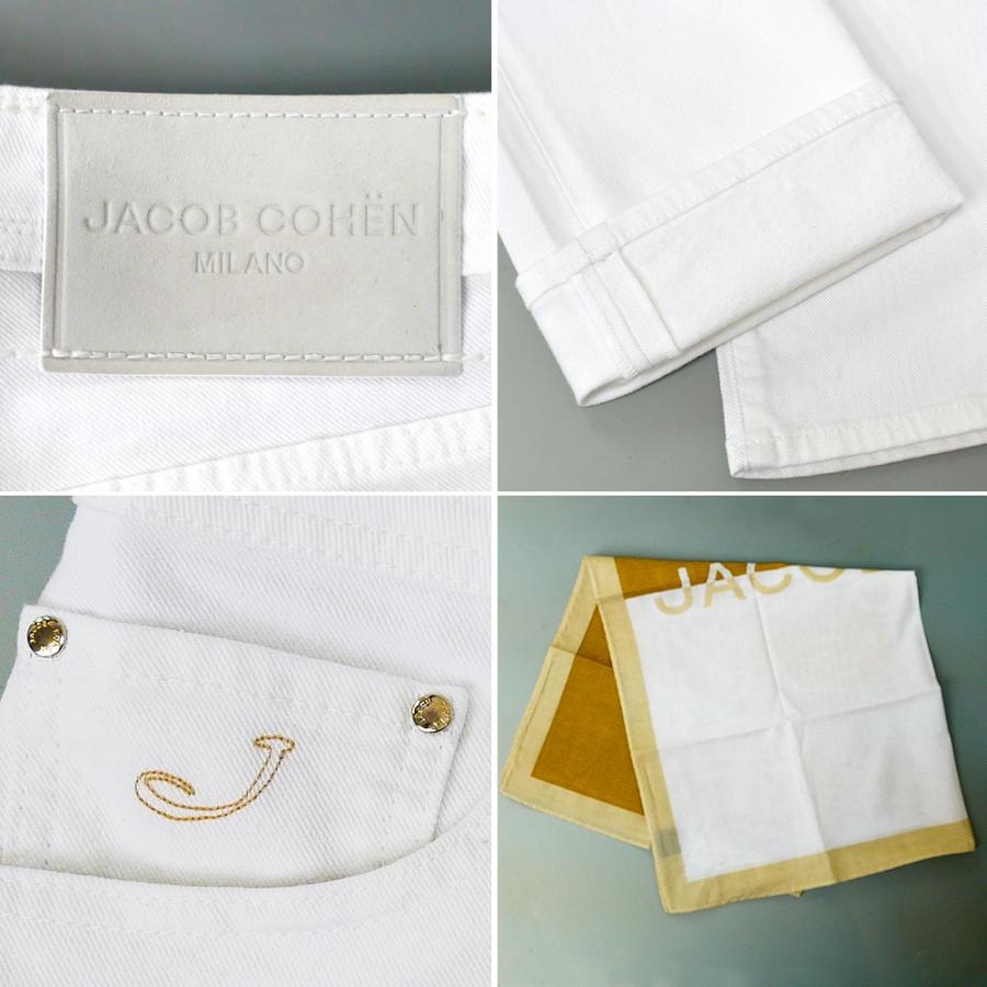 【67%OFF／定価55,000円】JACOB COHEN ヤコブコーエン 国内正規品 NICK（旧622 スリムフィット 10.5oz ホワイトデニムパンツ ストレッチジーンズ 92592｜myu-clothing｜09