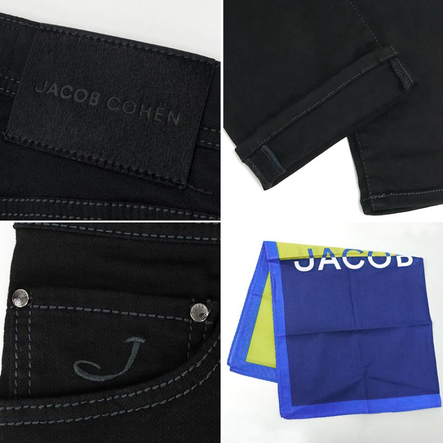 【60%OFF／定価52,800円】JACOB COHEN ヤコブコーエン 国内正規品 NICK（旧622 ストレッチジーンズ 11oz ブラックデニムパンツ イタリア製 92593 裾上げ無料｜myu-clothing｜09