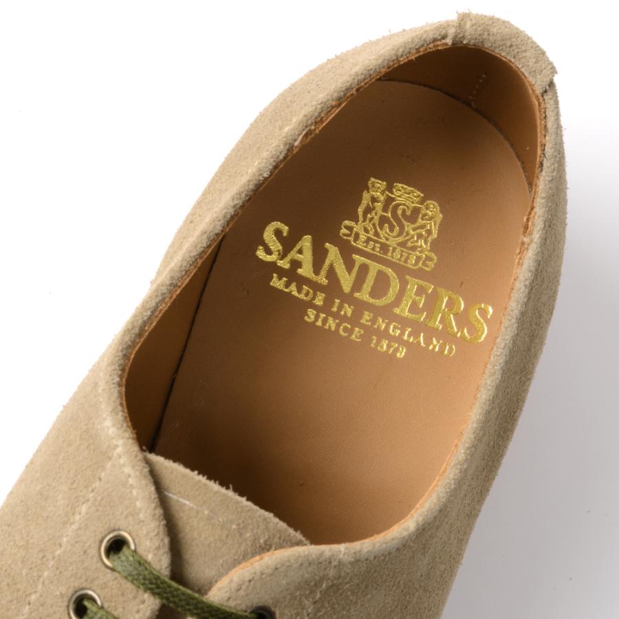 【P10倍】サンダース 「2482：オフィサー シューズ」ダーティバック スウェード 英国製 国内正規品 SANDERS COLLECTION OFFICER SHOE スエードの画像