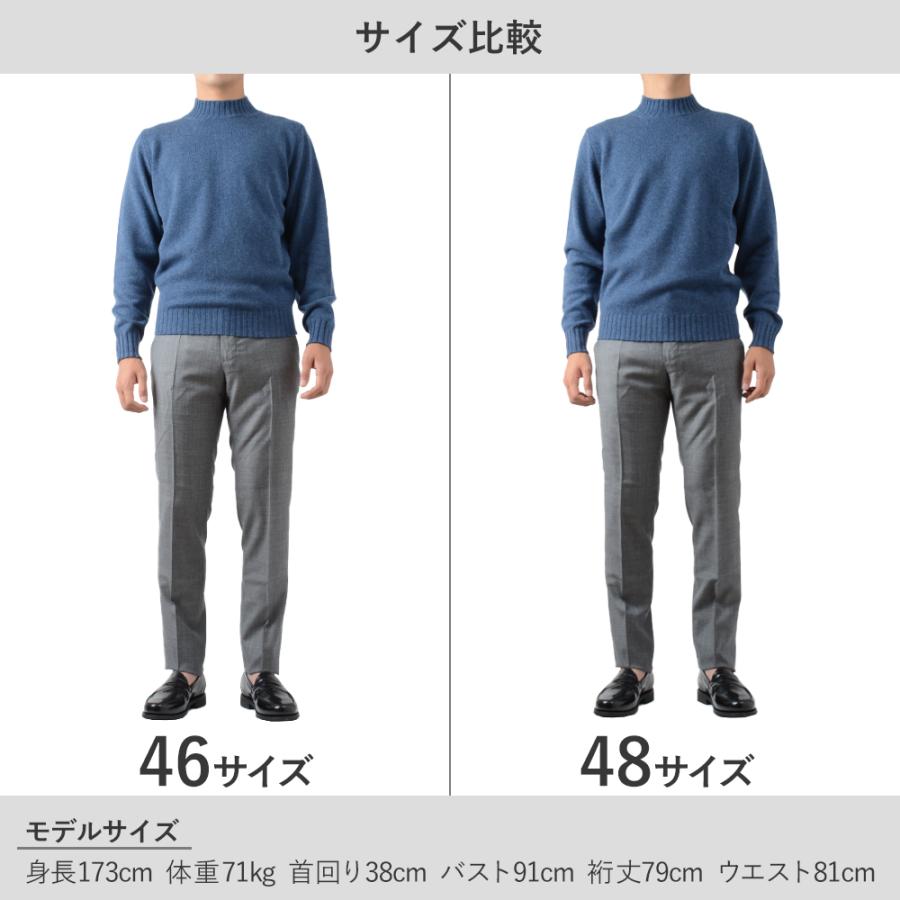 フィリッポ デ ローレンティス 秋冬 7ゲージ ウールカシミヤ モック