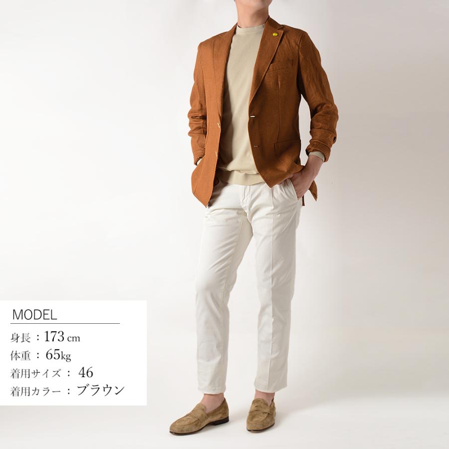 GIANNETTO（ジャンネット） 春夏秋 リネン100% シャツジャケット