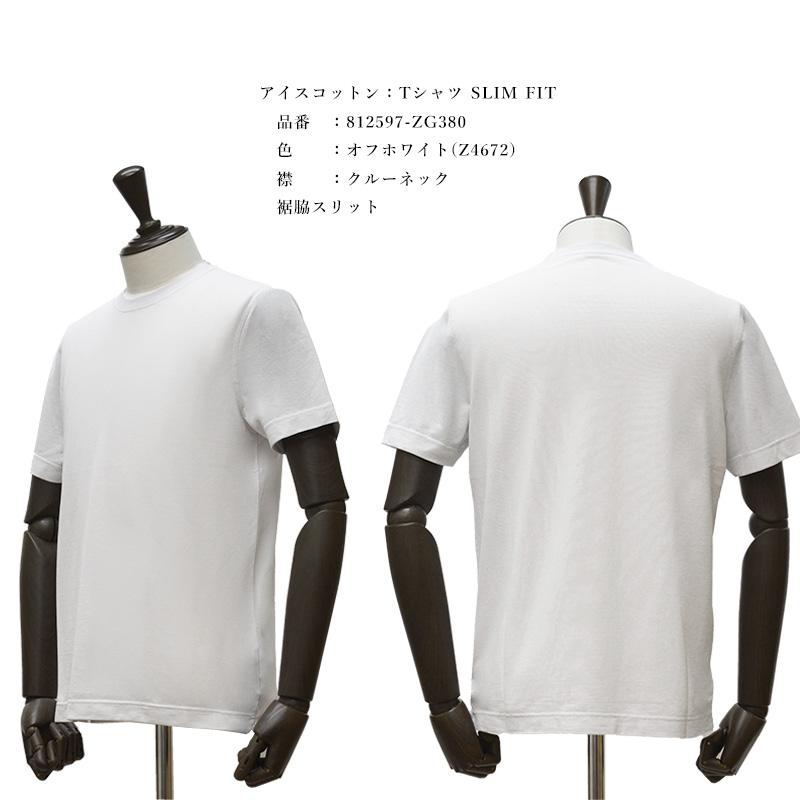 ZANONE（ザノーネ） 春夏 24ss アイスコットン Tシャツ 接触冷感素材