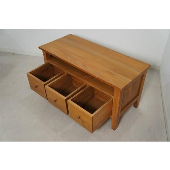 期間限定10％OFF!!】アジアン家具 マホガニー 無垢 ローボード テレビ